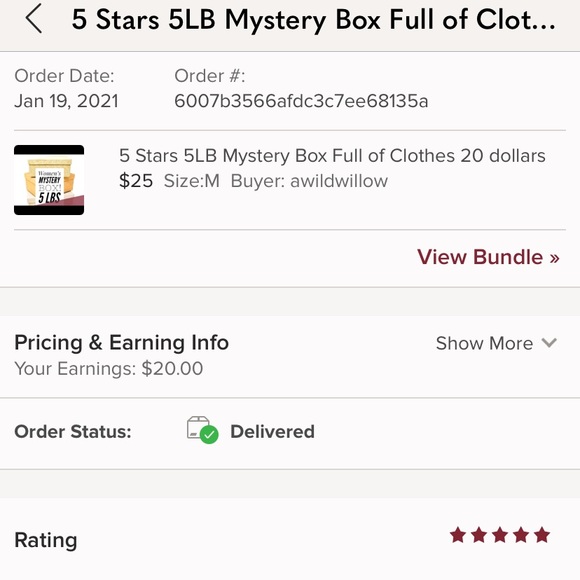 5 Stars 5 LB Mystery Box Full of clothes/goodies/ treasure 30 dollars - Picture 5 of 10